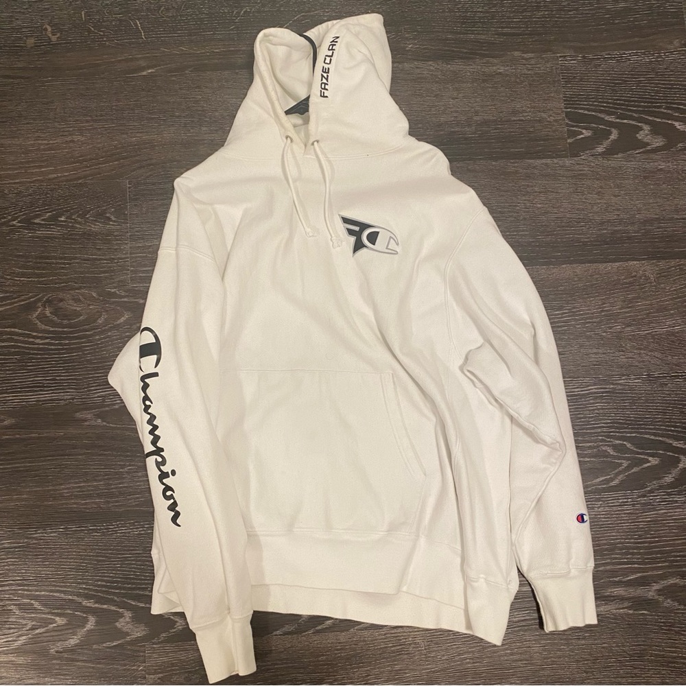 Faze Clan Champion White Hoodie